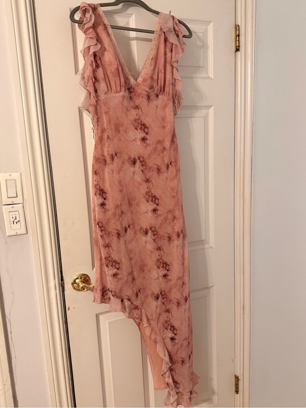 Princess Polly vestige midi dress pink NWT